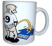 Wee On Funny Football Team Shirt Fan Rivalry Tea Coffee Mug Bolton (weeing on Wigan)