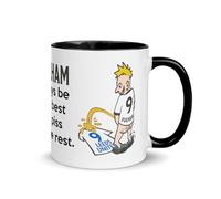 Wee On The Rival's Shirt | Football Fan Rivalry Mugs | Black Handle Mug Great Funny Gift for a Football Supporter Present Coffee Tea Color Inside(Fulham V Leeds United) - Black