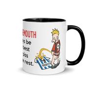 Wee On The Rival's Shirt | Football Fan Rivalry Mugs | Black Handle Mug Great Funny Gift for a Football Supporter Present Coffee Tea Color Inside(Bournemouth V Brighton) - Black