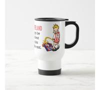 Wee On The Rival's Shirt | Football Fan Rivalry Travel Mugs | Great Funny Gift for a Football Supporter Present Coffee Tea Leak Proof Cup(Sunderland V Crystal Palace) - White