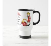 Wee On The Rival's Shirt | Football Fan Rivalry Travel Mugs | Great Funny Gift for a Football Supporter Present Coffee Tea Leak Proof Cup(Arsenal V Nottingham Forest) - White