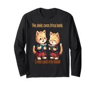 Wee, Sleeket, Cowran, Tim’rous Beastie Cute Cat Burns Night Long Sleeve T-Shirt