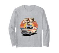 Wee Woo Ambulance Crew Vintage Style Long Sleeve T-Shirt