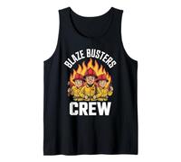 Wee Woo Fireman Firefighter Fire Squad Rescue Hero Tank Top