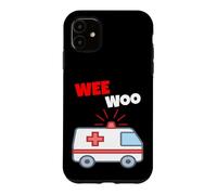 Wee Woo Funny Ambulance EMR EMS Paramedic First Responder Case for iPhone 11