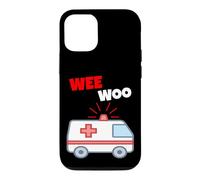 Wee Woo Funny Ambulance EMR EMS Paramedic First Responder Case for iPhone 12/12 Pro