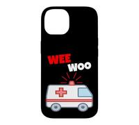 Wee Woo Funny Ambulance EMR EMS Paramedic First Responder Case for iPhone 14