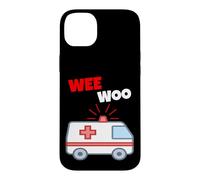 Wee Woo Funny Ambulance EMR EMS Paramedic First Responder Case for iPhone 14 Plus