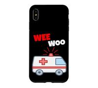 Wee Woo Funny Ambulance EMR EMS Paramedic First Responder Case for iPhone XS Max