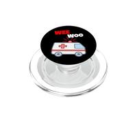 Wee Woo Funny Ambulance EMR EMS Paramedic First Responder PopSockets PopGrip for MagSafe