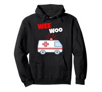 Wee Woo Funny Ambulance EMR EMS Paramedic First Responder Pullover Hoodie