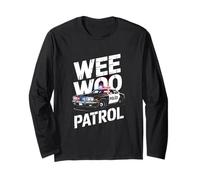 Wee Woo Patrol Police Humor Fun Long Sleeve T-Shirt