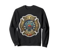 Wee Woo Squad Funny Firefighter Fireman Fire Department Joke Sweatshirt