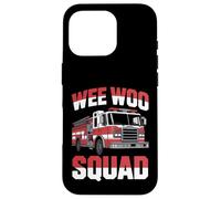 Wee Woo Squad Funny Firefighter Humor Case for iPhone 16 Pro