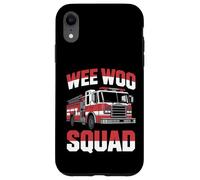 Wee Woo Squad Funny Firefighter Humor Case for iPhone XR
