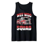 Wee Woo Squad Funny Firefighter Humor Tank Top