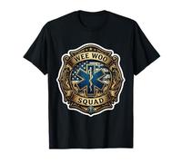 Wee Woo Squad Funny Paramedic Ambulance Crew Medic EMT EMS T-Shirt