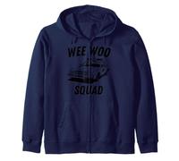 Wee woo squad | Police | Vintage | Cop | Car | Police car Zip Hoodie