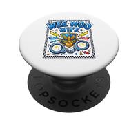 Wee Woo Wife Police Officer Humor Law Enforcement Spouse PopSockets Adhesive PopGrip