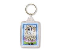 Wee Woolly Sheep Keyring - Cross Stitch Kit