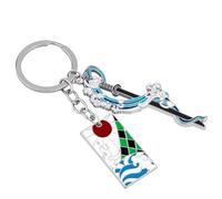 Weeb Keychains Demon Slayer Gifts, Demon Slayer Merch, Tanjiro Kamado