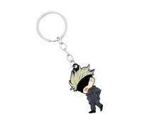 Weeb Keychains Jujutsu Kaisen Keychain with Hand Sign & JJK High Emblem Charms, Premium JJK Anime Gifts and Merch