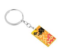 Weeb Keychains Zenitsu Demon Slayer Keychain - Durable Anime Keychain with Zenitsu Charm, Anime Gift for Fans, Cool Accessory for Backpacks, Bags and Car Keys