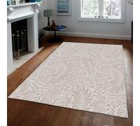 WEECHAINGE Bohemia Farmhouse Area Rugs William Morris Style Flowers and Plants Door Mat Non-slip Backing Easy-Cleaning Patio Hallway Rug 60x180cm