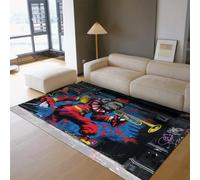 WEECHAINGE Rugs Living Room 160x230cm Blue Area Rugs for Bedroom Washable Anti Slip Extra Large Red Soft Rug Hip-Hop Graffiti Modern Gorilla Clown for Beside