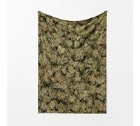 Weed Bag Blanket - Funny Novelty Cannabis Design - Soft Cuddle or Polar Fleece Throw - Small, Medium, Large Sizes - 420 Gift, Stoner Room Décor, Marijuana Lover Present, Weed Themed Home Accessory