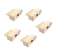 Weed Brush Brush for Cleaning Block Paving/Patios Weed and Moss Remover (5PCS Brush Heads+Iron)