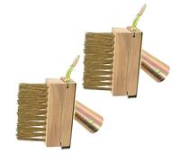 Weed Brush Grout Brush Wire Bristles Weed Remover Weeding Wire Brush Tools Yard brush with steel bristles Block Paving Patios Cleaner Brush Gardening Weeding Tool Brush Head Set Replacement 2PCS