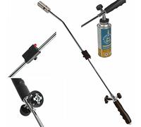 Weed Burner Torch Powerful Weed Wand with Auto-Ignition & Adjustable Flame - Weed Burner Blowtorch Butane Gas Weed Killer - Lightweight Garden Weed Burner & Flame Weeder for Patios, Paths & Driveways