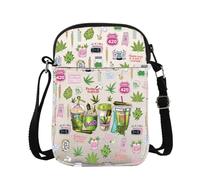 Weed Crossbody Bag Cannabis MessangeBag 420 Weed Marijuana Stoner Gift Smoking Pot Leaf Carry on Bag Marijuana Day Gift, Weedcupscr, Crossbody Bag