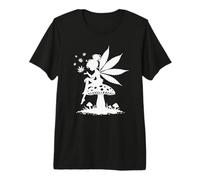 Weed Fairy Marijuana Mushroom Cannabis Pixie Premium T-Shirt