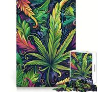 Weed II 1000 Pieces Puzzles for Adults Clear Thinking Stress Relief Fun Precise Edges Lovely Gift (38x52cm)