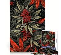 Weed IV 1000 Pieces Jigsaw Puzzles for Adults Sharp Memory Serene Escape Neat Edges Ideal Present (38x52cm)