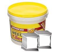 Weed Killer Advanced Concentrated 10 Sachets Extra Strong with Glyphosate Super Strong High Strength Concentrated Weed & Roots Killer 80ml Liquid Sachets