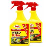 Weed Killer Spray Advanced 1L x 2 Pack - Fast Acting Total Weed Killer for Patios, Driveways, Paths & Gravel | Powerful Garden Weed Control for Outdoor Use