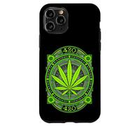 Weed Mandala Marijuana 420 Cannabis Pot Smoker Case for iPhone 11 Pro