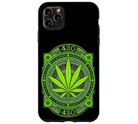 Weed Mandala Marijuana 420 Cannabis Pot Smoker Case for iPhone 11 Pro Max