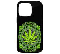 Weed Mandala Marijuana 420 Cannabis Pot Smoker Case for iPhone 13 Pro