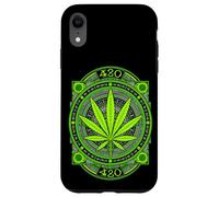 Weed Mandala Marijuana 420 Cannabis Pot Smoker Case for iPhone XR