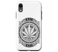 Weed Mandala Marijuana 420 Cannabis Pot Smoker Case for iPhone XR