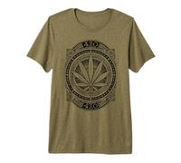 Weed Mandala Marijuana 420 Cannabis Pot Smoker Premium T-Shirt