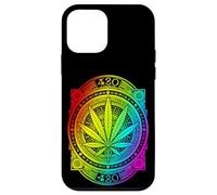 Weed Mandala Marijuana 420 Cannabis Pot Smoker Rainbow Case for iPhone 12 mini