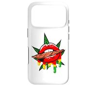 Weed Mouth Women Men Lips Juneteenth Bling Bite Funny Lip Case for iPhone 17 Pro