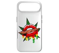 Weed Mouth Women Men Lips Juneteenth Bling Bite Funny Lip Case for iPhone Air