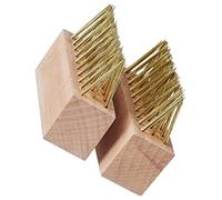 Weed Remover Tool, 2PCS Steel Bristles Paver Weeding Tool, Easy to Clean Moss Remover, Replacement Paver Cleaner for Outdoor Patio Pavement Sidewalk Driveway Paver Weeding Tool