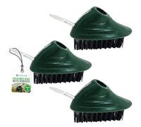 Weed Remover Tool Wire Brush Scraper Set with Metal Broom & Weed Removal Head - Remove Weed & Moss (3 Small Brush Heads Only)